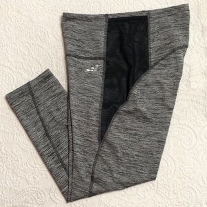 BCG Heathered Gray/Black Women’s Athletic Leggings Size Medium